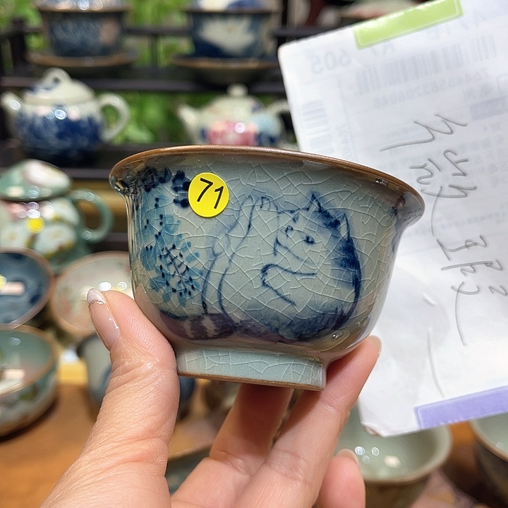 景德镇陶瓷陶瓷手手绘茶具