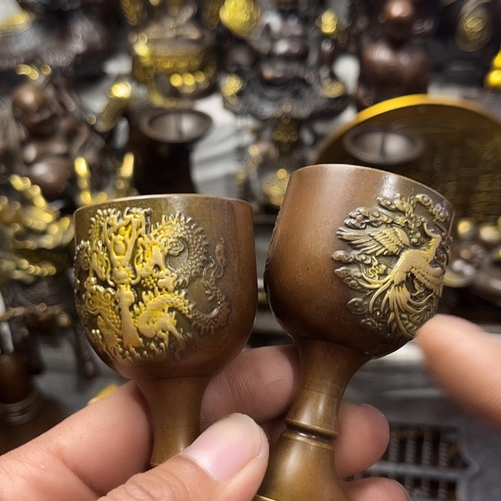 顺顺利利，铜器摆件