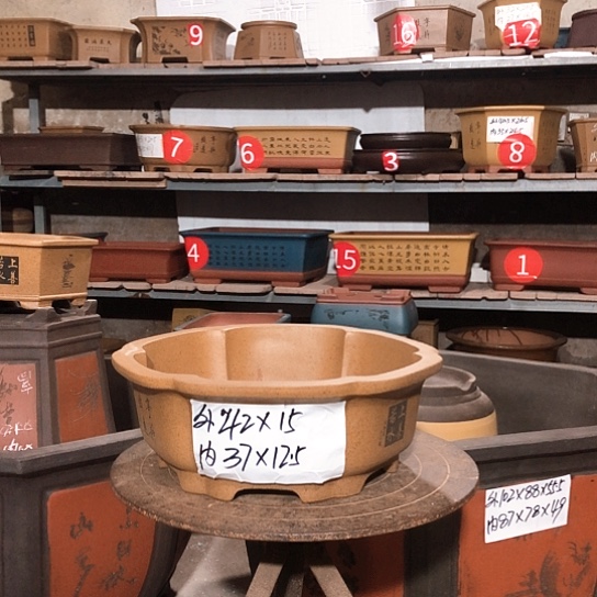 紫砂紫砂花盆包邮