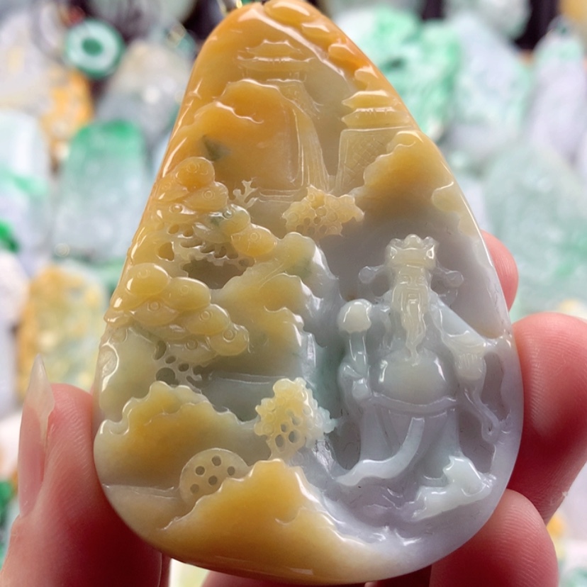 【闪购商品】翡翠吊坠(不含链)未镶嵌