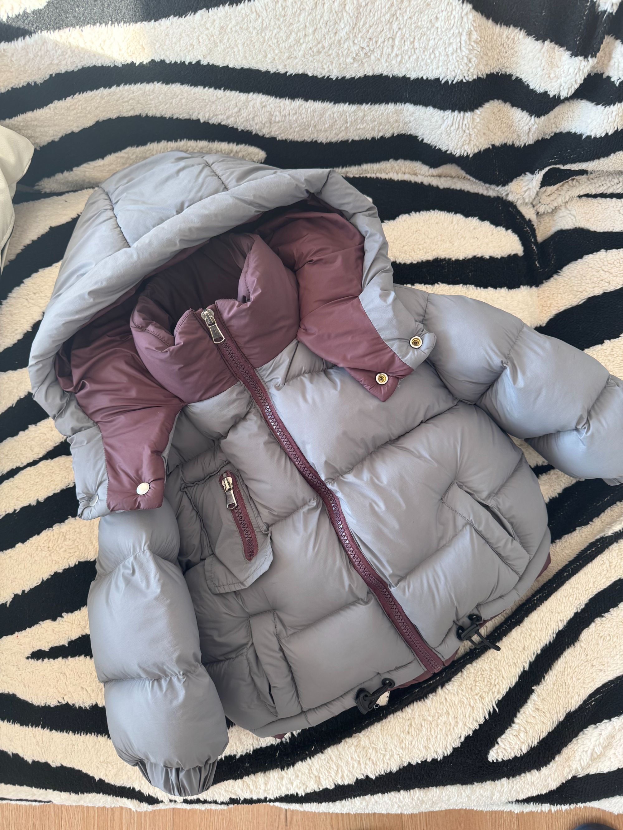 儿童棉服外套冬装新款洋气女童男童保暖加厚棉袄冬季时尚棉衣韩版