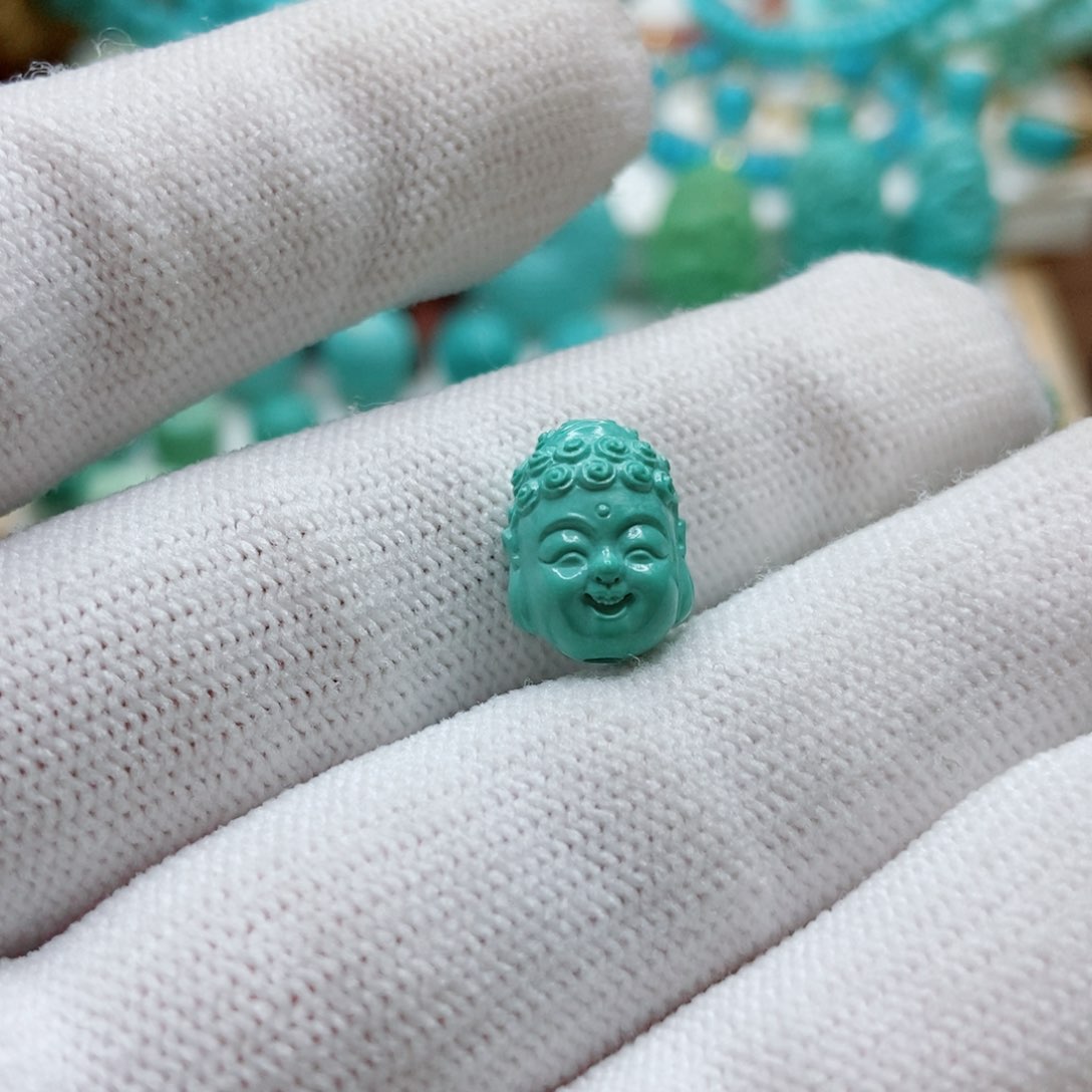 绿松石未镶嵌珠子