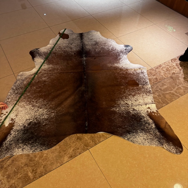 【本尼家】P98 190*220cm专拍牛皮地毯家用轻奢手工