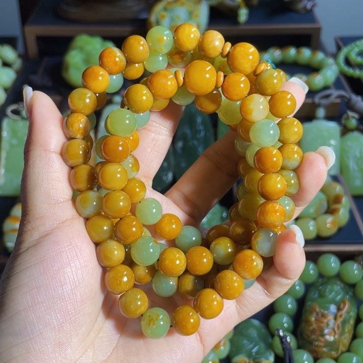 和田玉颈饰未镶嵌闲*～