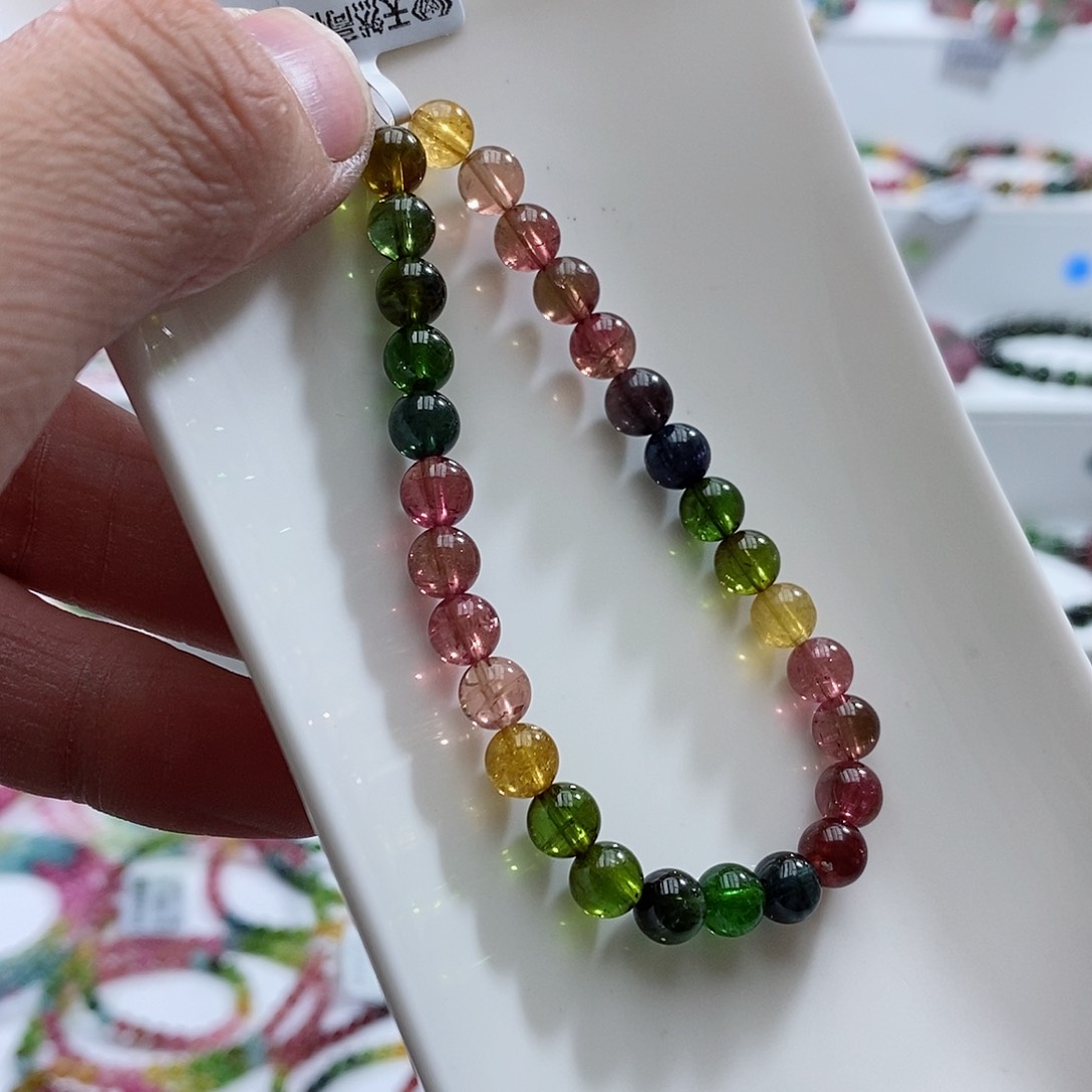 碧玺手链未镶嵌手链