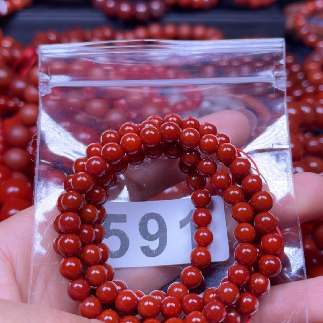 G***s南红玛瑙未镶嵌手链