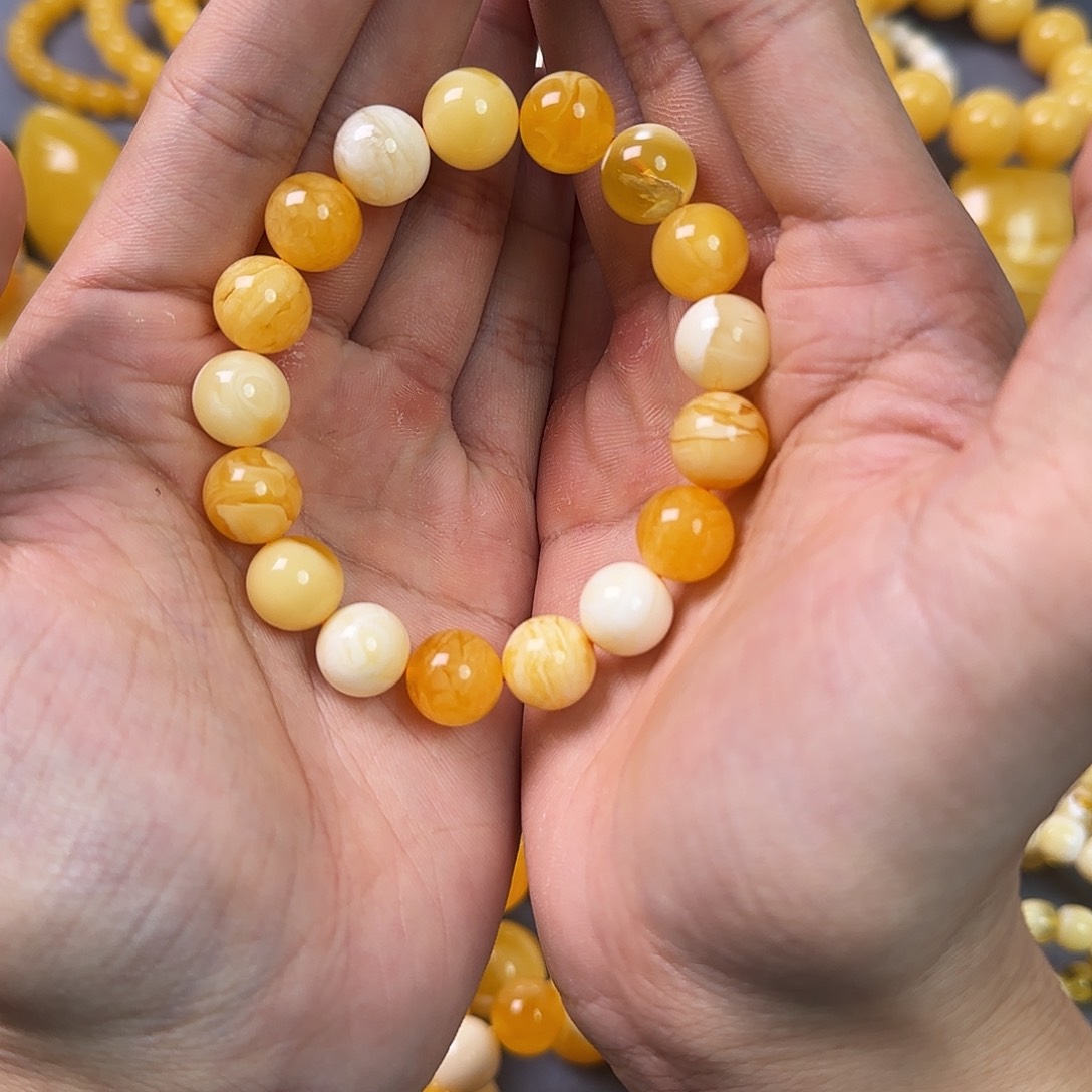 琥珀珠宝奇石未镶嵌12mm+