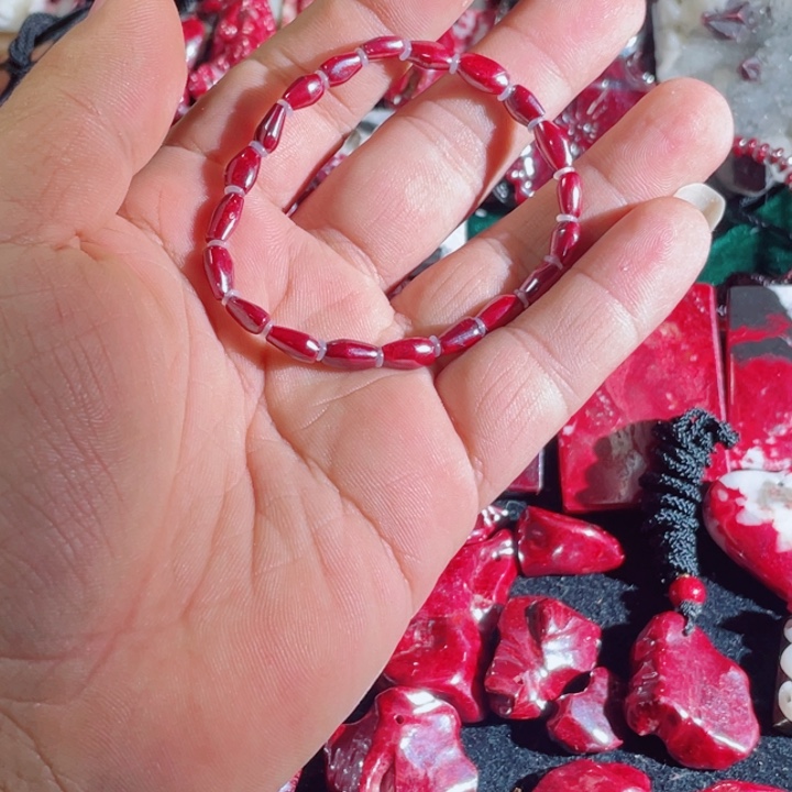 天然辰砂亿*原石首饰