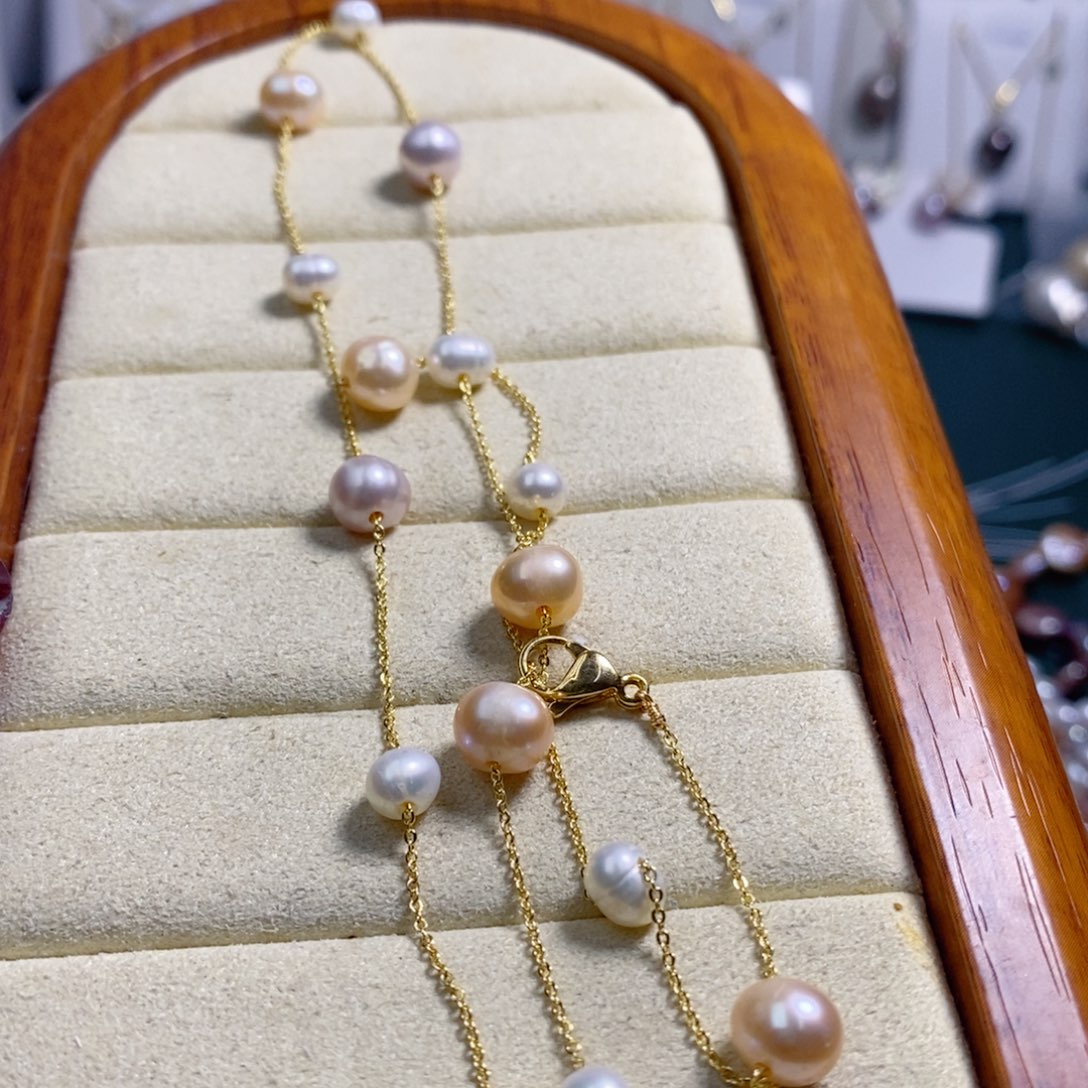 淡水珍珠颈饰未镶嵌