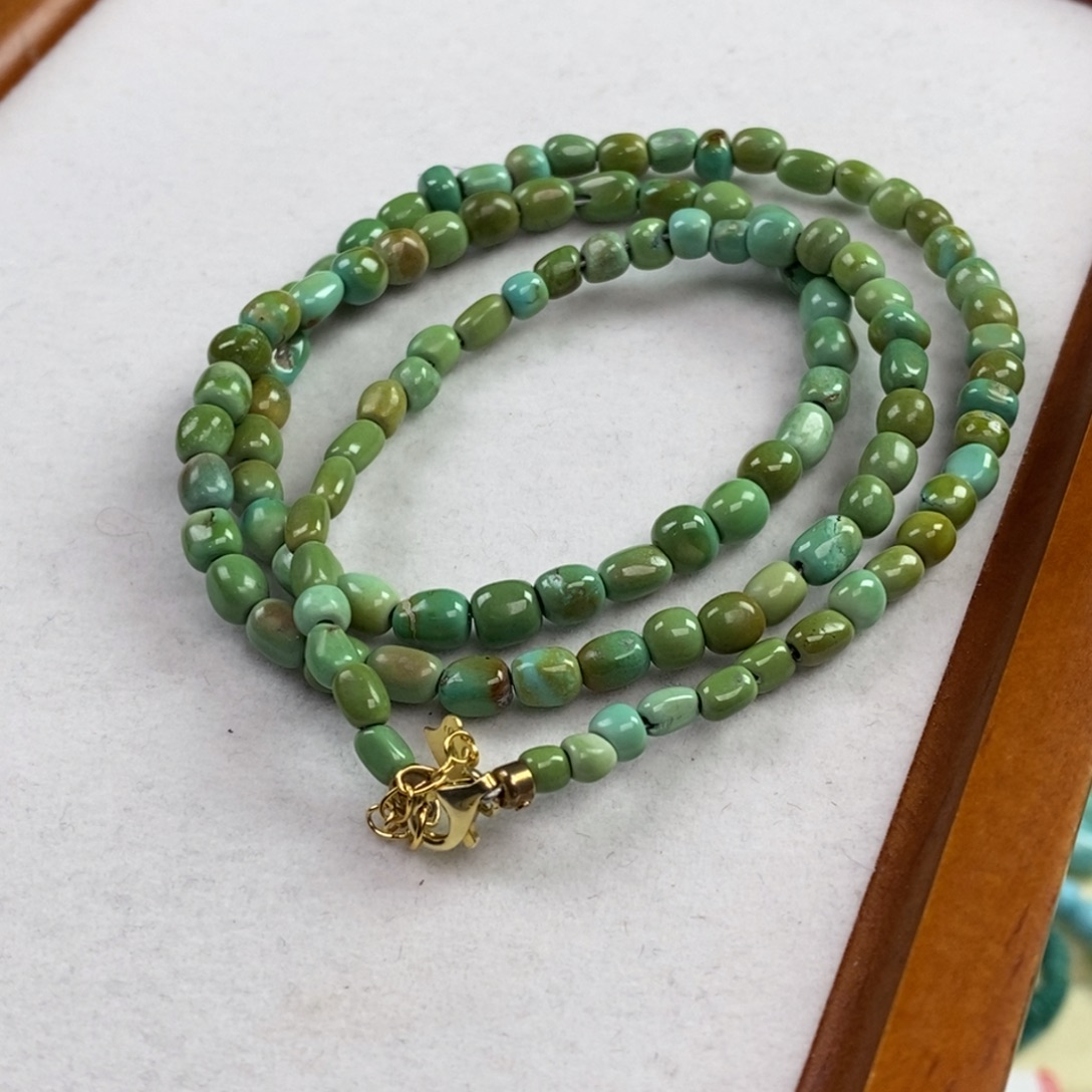 绿松石未镶嵌项链