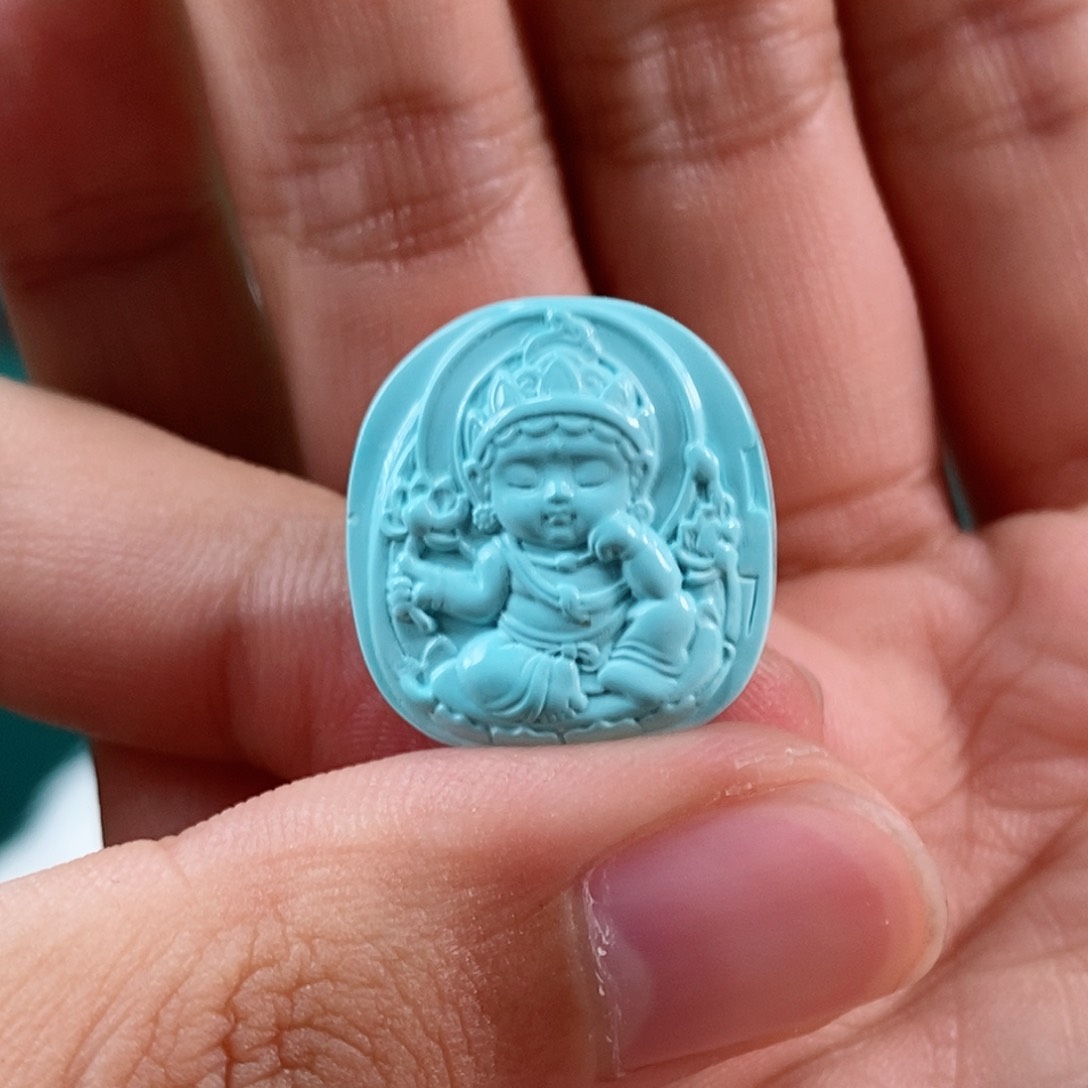 绿松石珠宝奇石未镶嵌