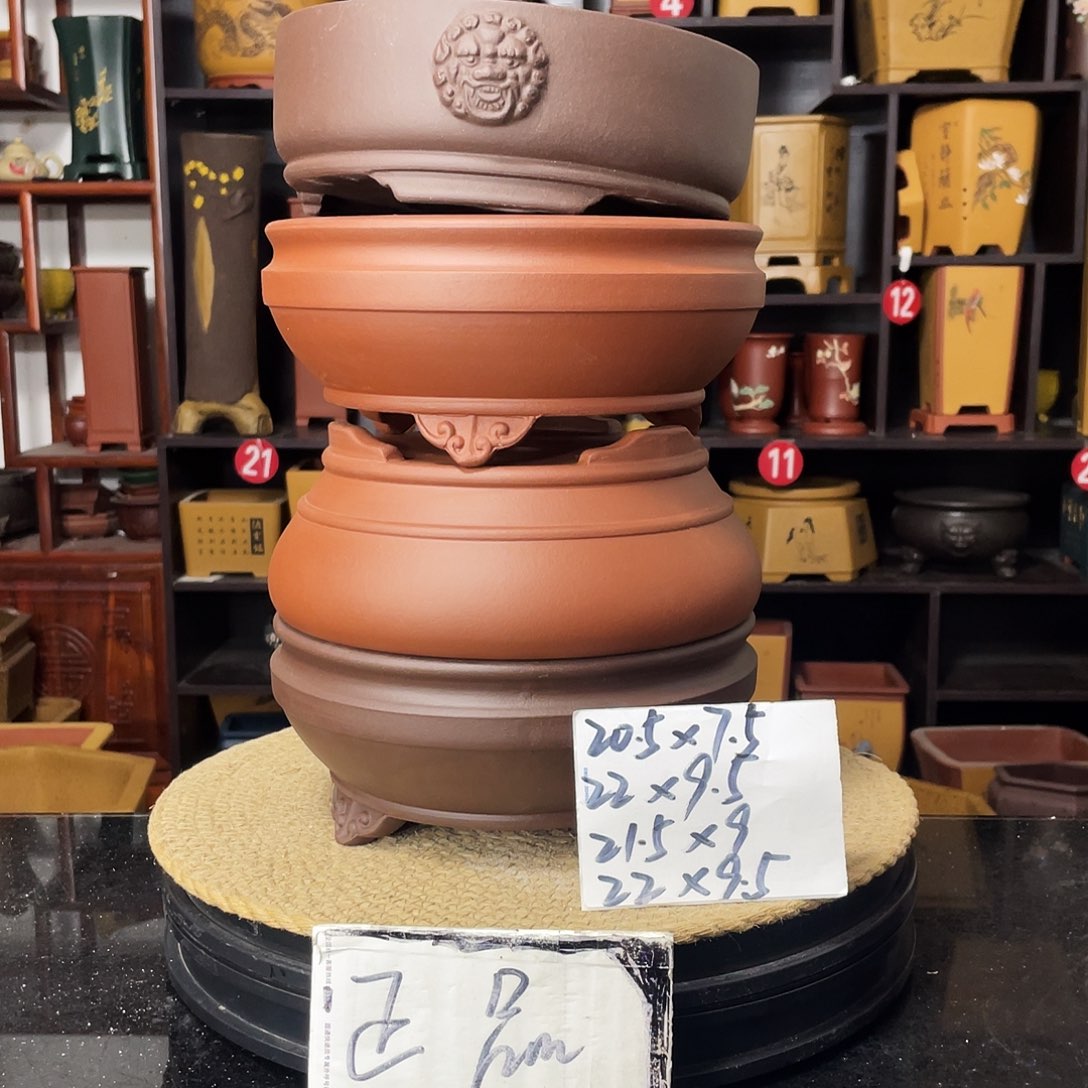 紫砂D-婉秋紫砂花盆