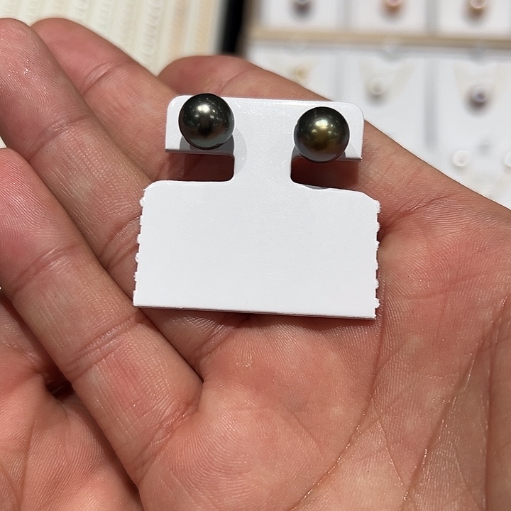 耳饰海水珍珠银S925镶嵌