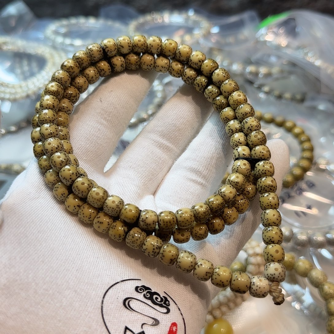 安***，星月菩提石玉料108长串