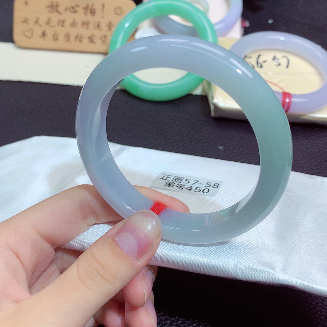 翡翠未镶嵌手镯450