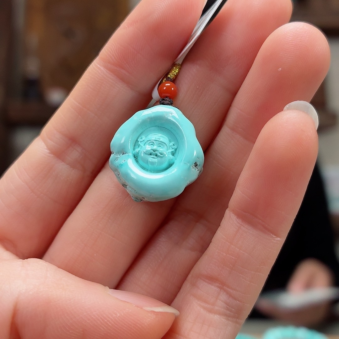 未镶嵌绿松石珠宝奇石