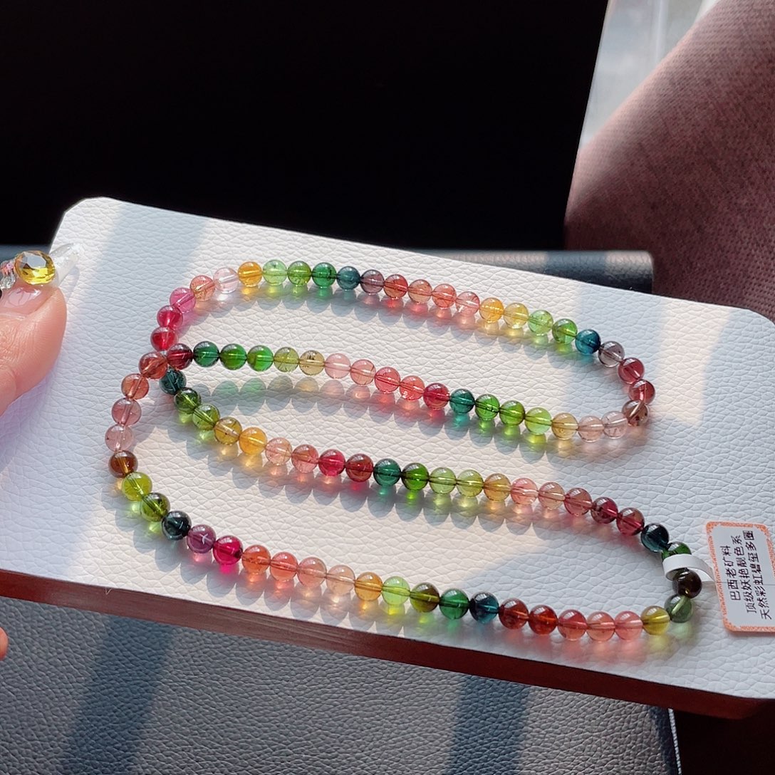 手链碧玺未镶嵌6mm左右