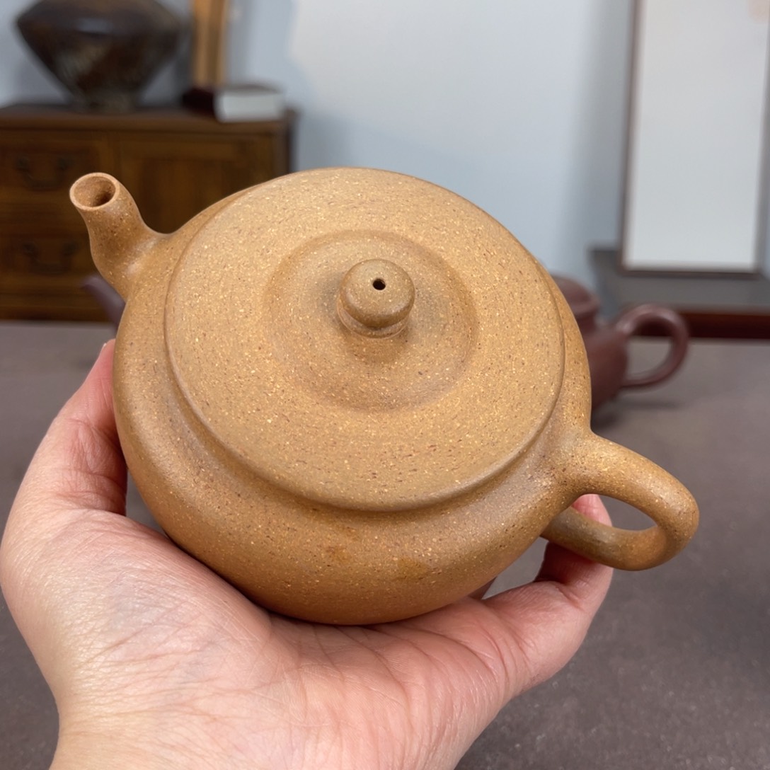 段泥茶壶旭帽黄金段200