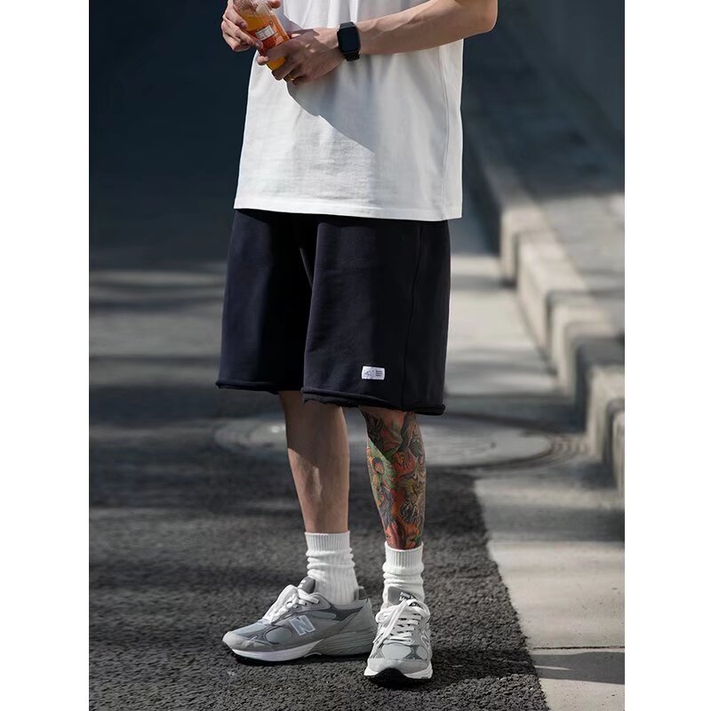 K66夏季新款美式短裤男潮牌薄款宽松运动休闲五分裤子