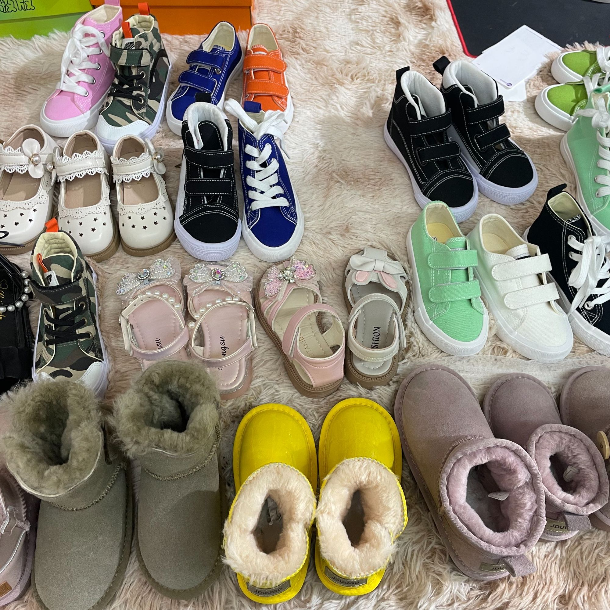 雪地靴帆布鞋凉鞋4号