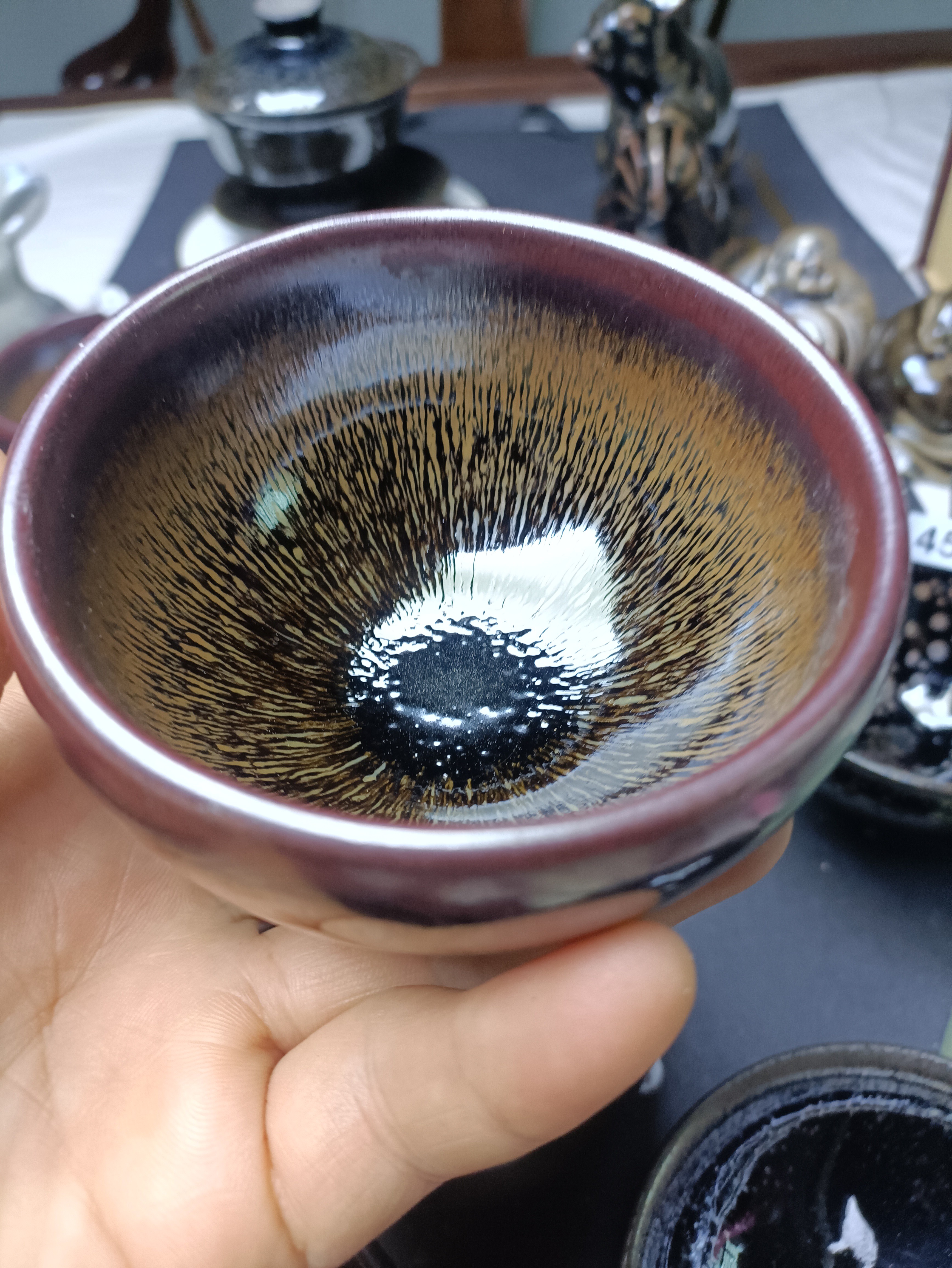 传统柴烧建盏钵钵