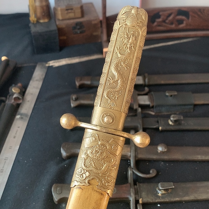 吴***舟铜摆件铜摆件中正