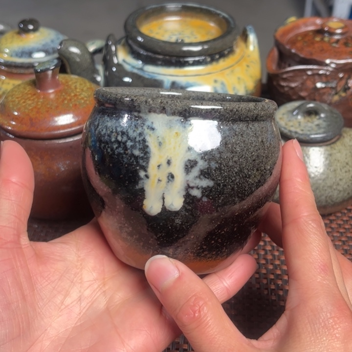 紫砂茶杯大水缸杯