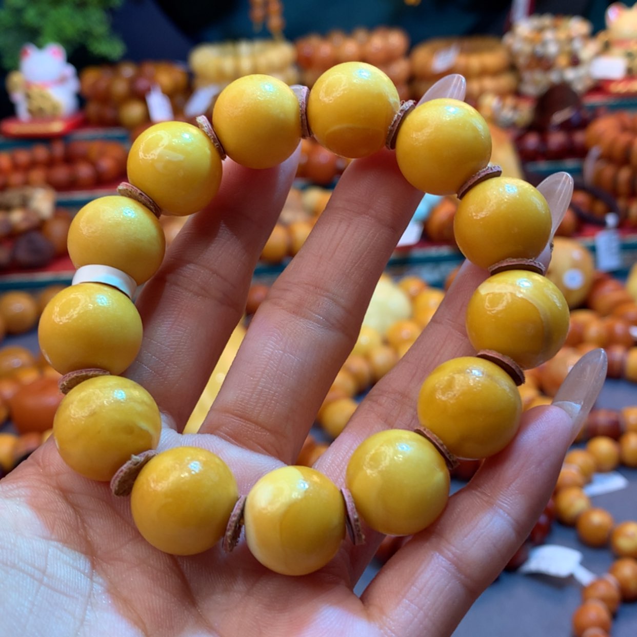 【闪购商品】琥珀手链未镶嵌蜜蜡