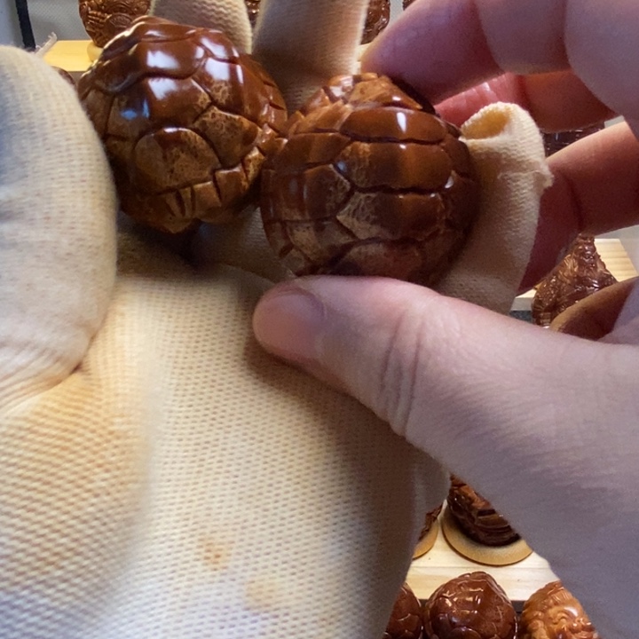 真***了把件橄榄核巴西进口大橄榄核富甲一对