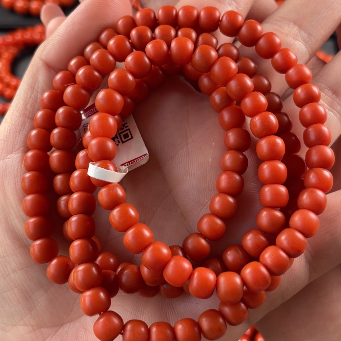 南红玛瑙未镶嵌手链妞6