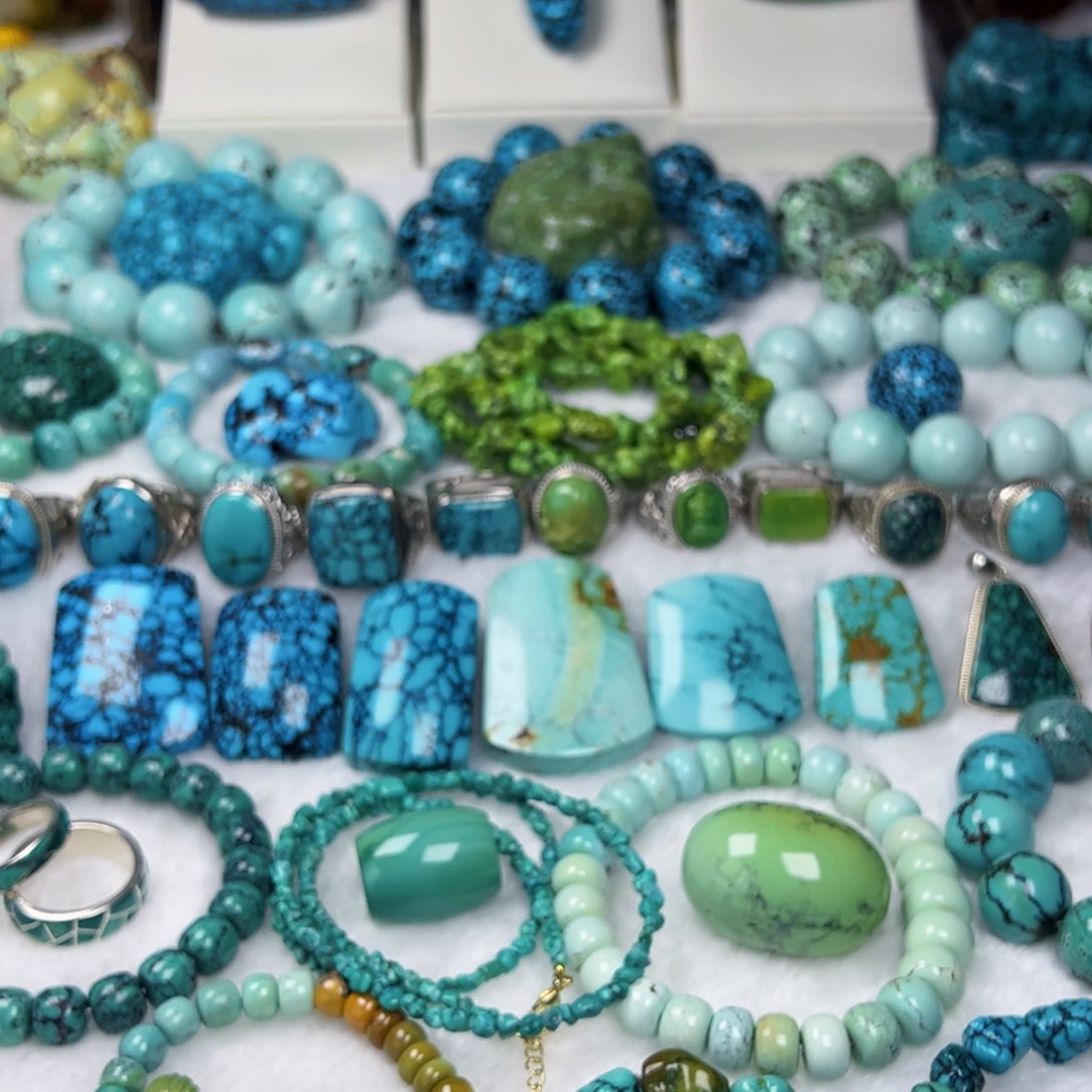 绿松石珠宝奇石未镶嵌