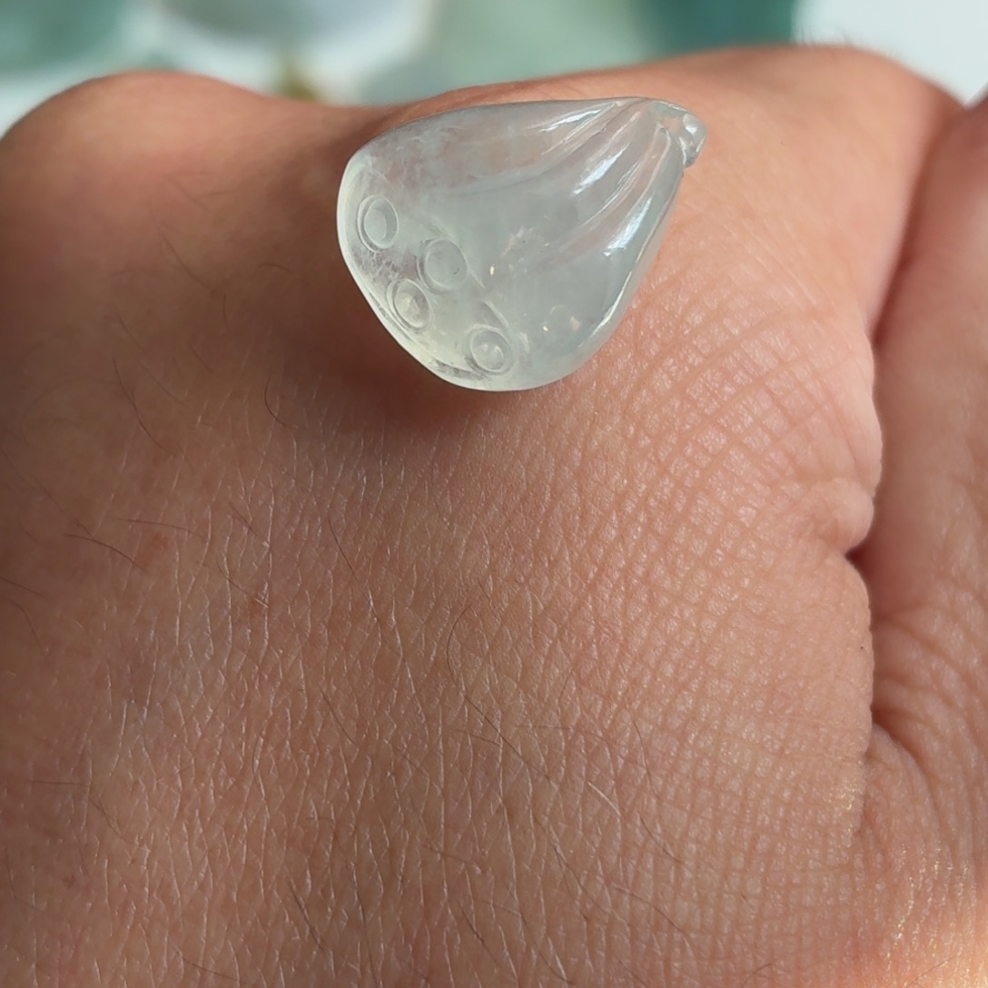 定制翡翠未镶嵌莲蓬