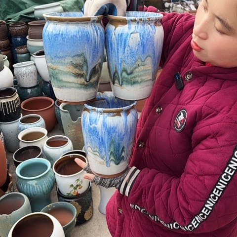 14口20高瑕疵盆子 