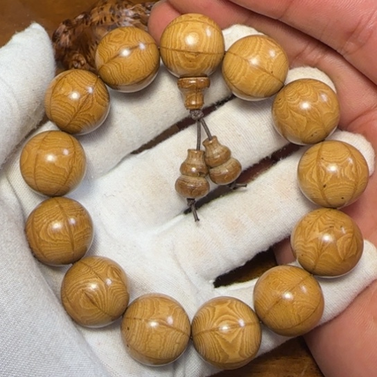 木全陈化老料把件串