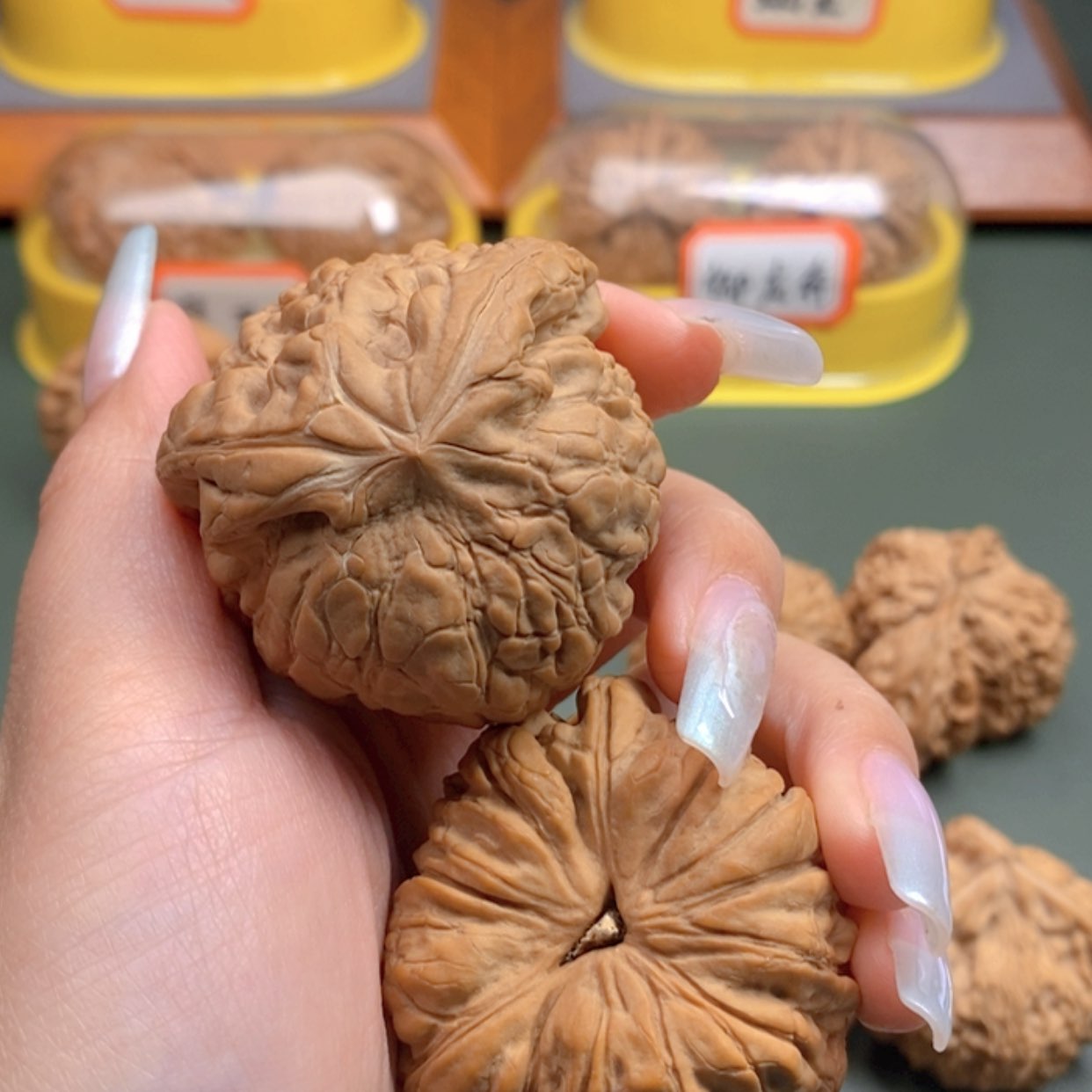 【闪购商品】文玩核桃把件用****6文玩21