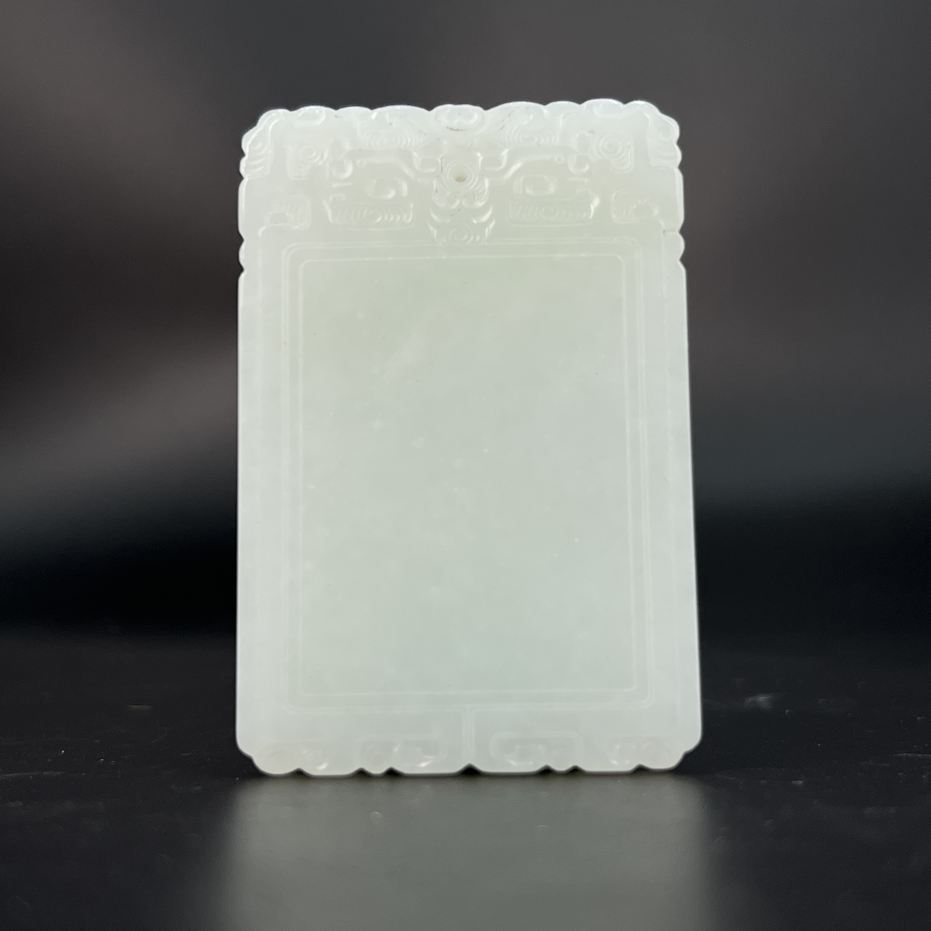 "民国和田玉平安牌/ DL516663/ 古玩/收藏/德州文物"