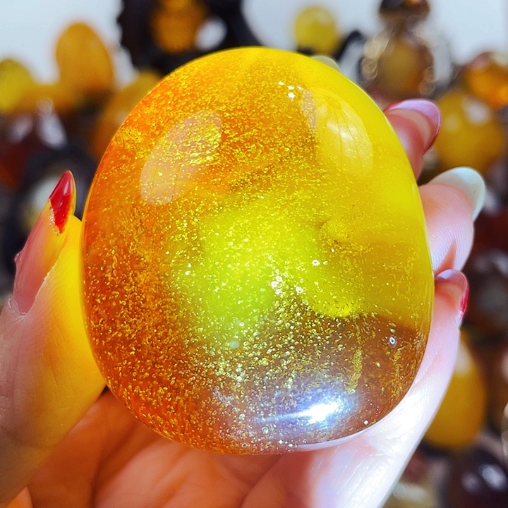 琥珀颈饰未镶嵌吊坠