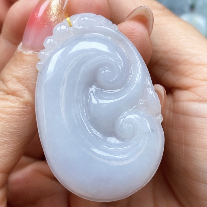 【闪购商品】翡翠未镶嵌颈饰天然翡翠A货大如意