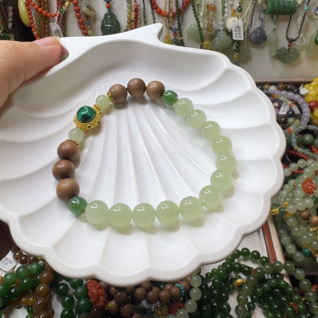 和田玉手链未镶嵌