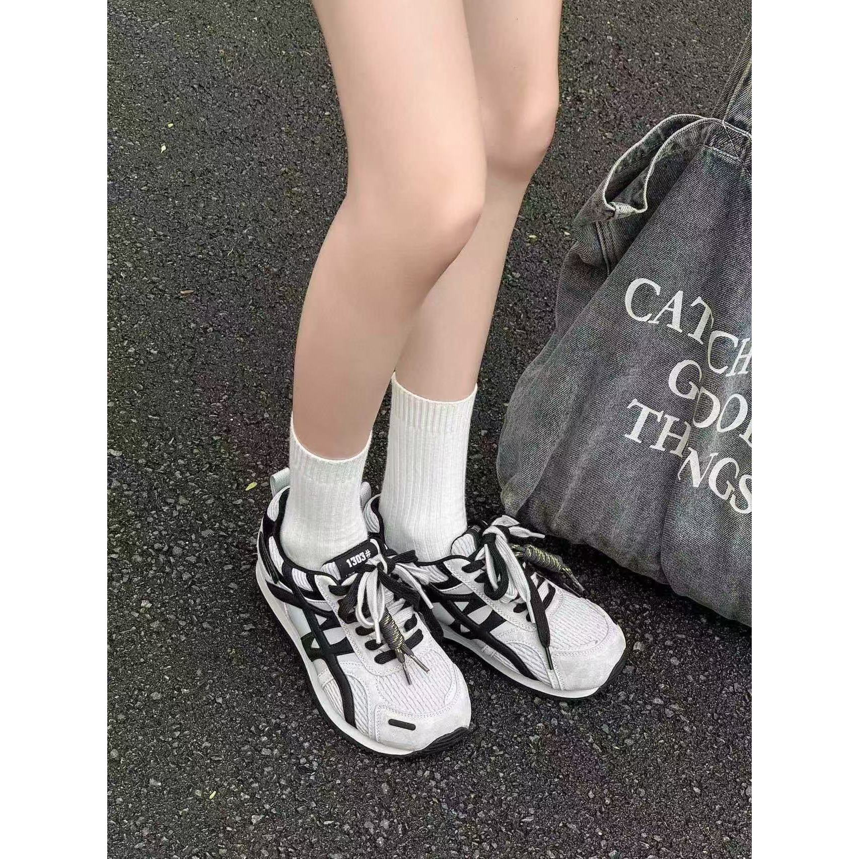 5709韩版简约百搭网面休闲德训鞋