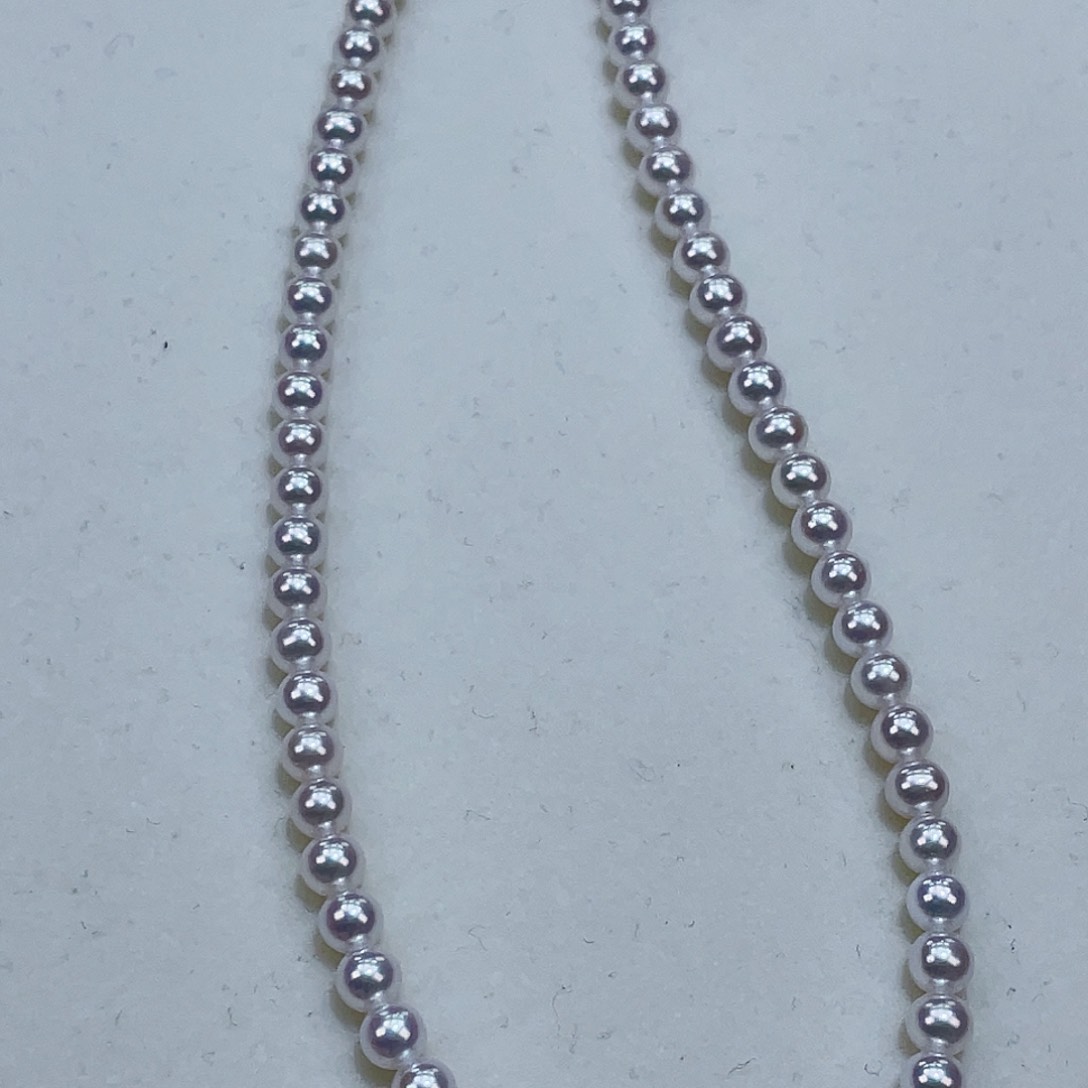 淡水珍珠颈饰银S925镶嵌4.5-5亮瞎眼天女光新品毕业级