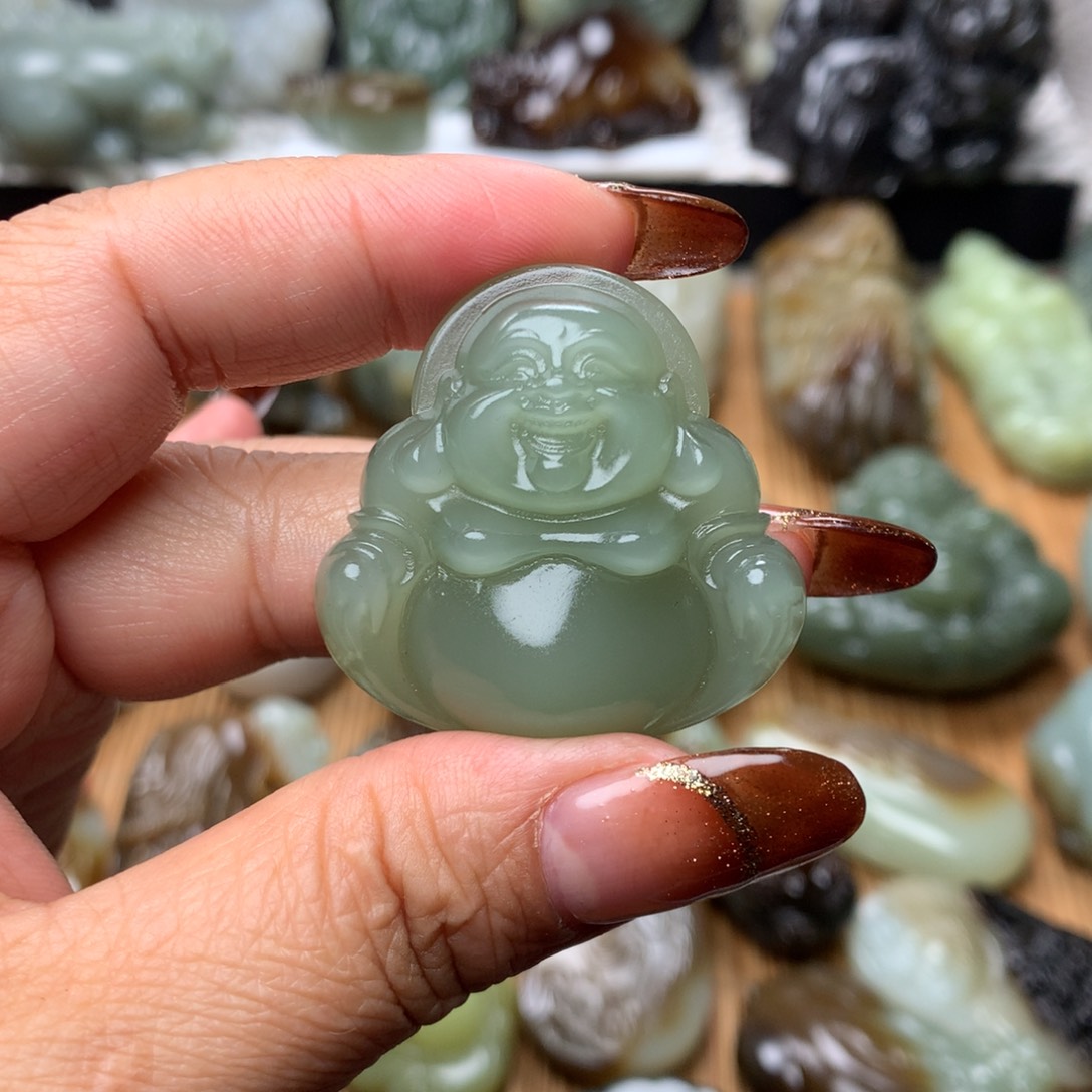 和田玉挂件未镶嵌非*