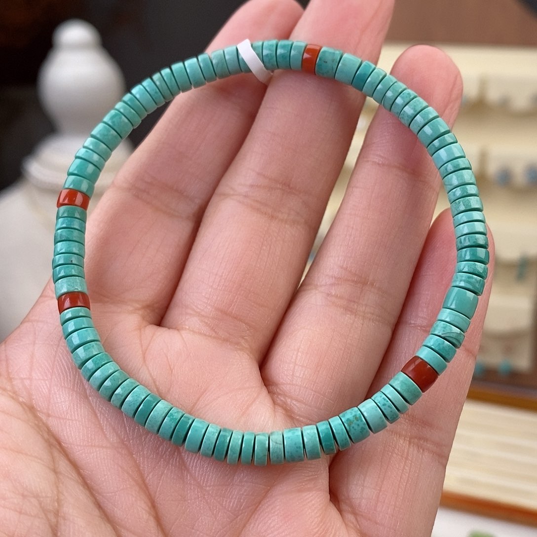 绿松石手链未镶嵌