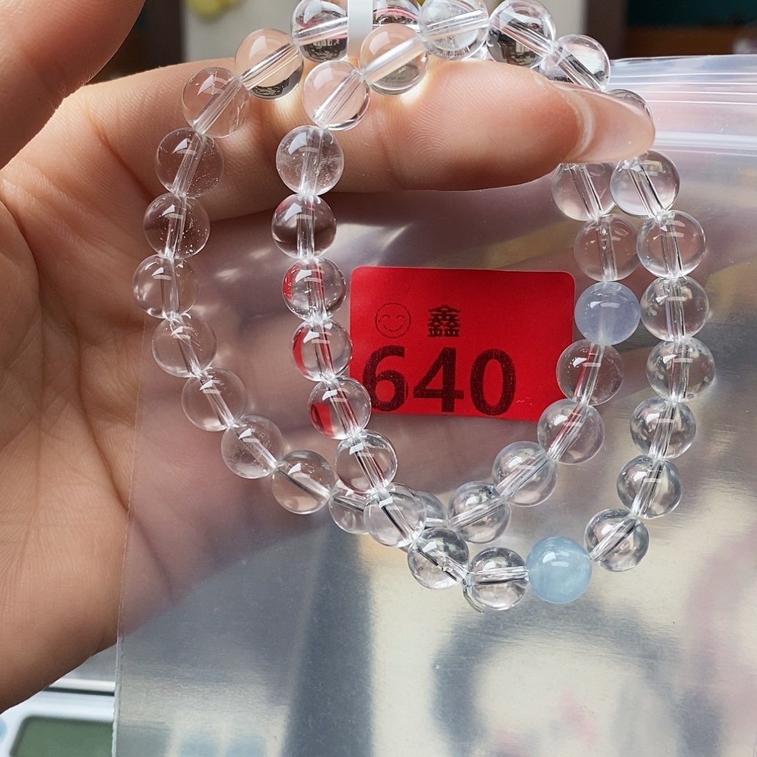 春***煦未镶嵌水晶手链多样性发一8