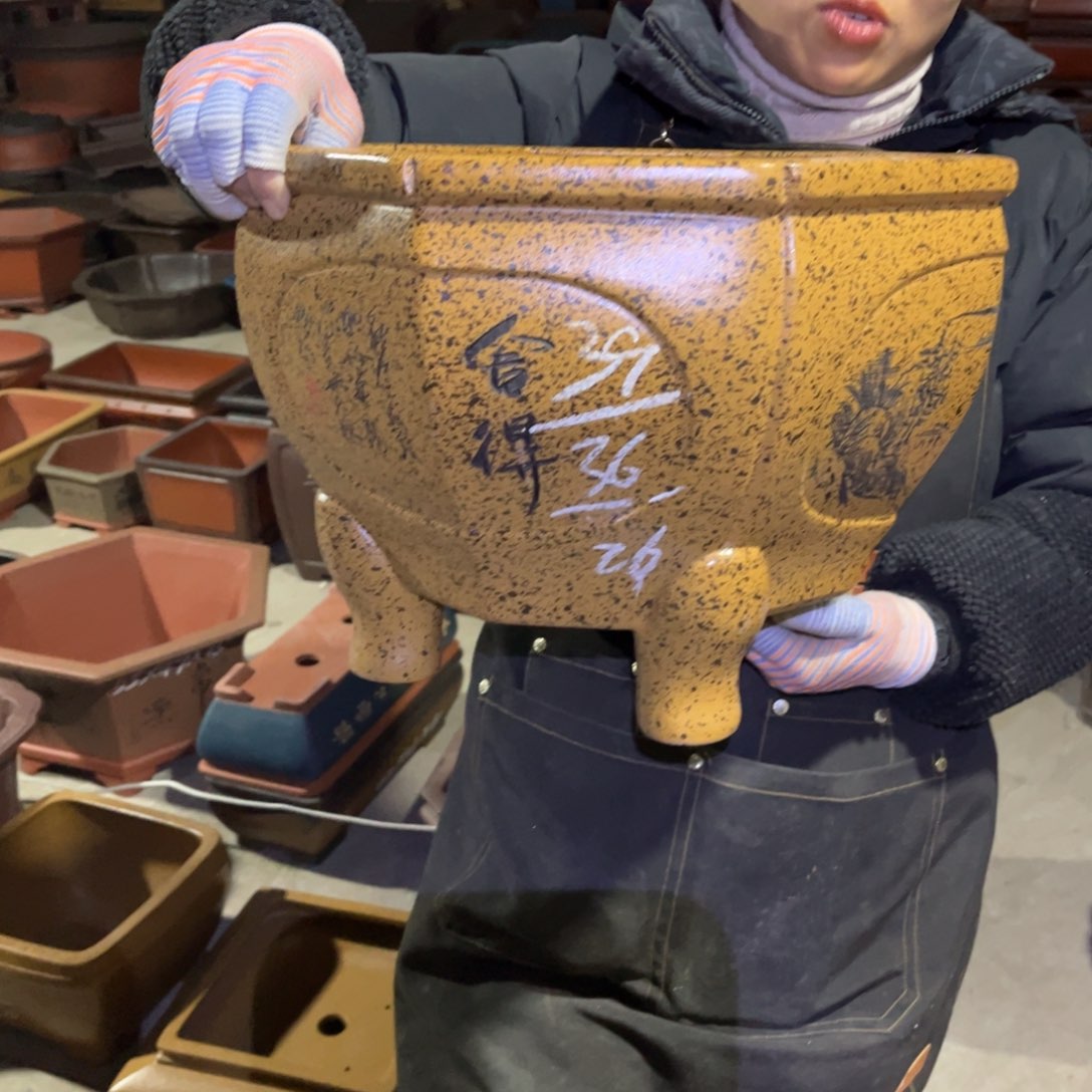 紫砂花盆盆景艺术