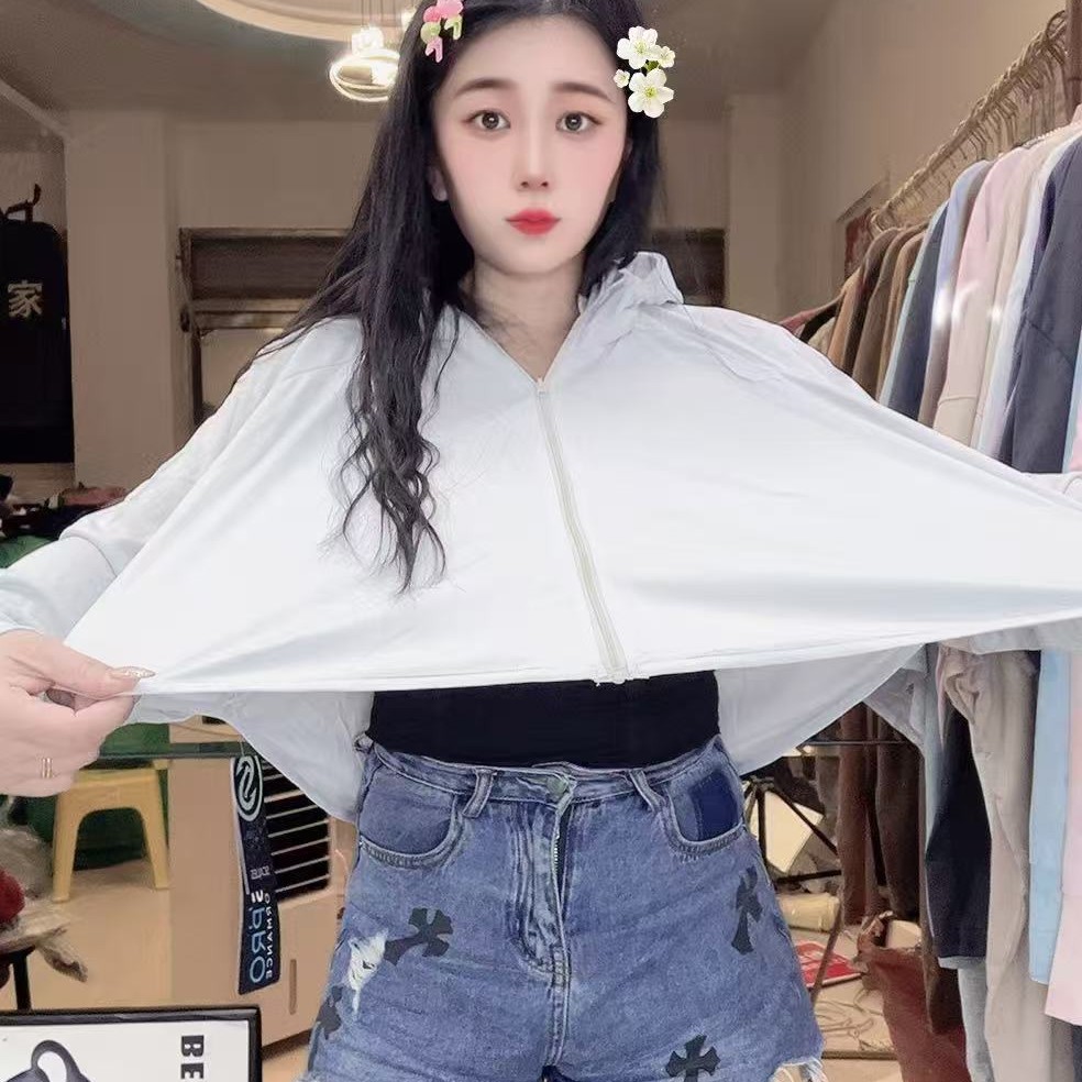 灰色One Size帽檐防晒服