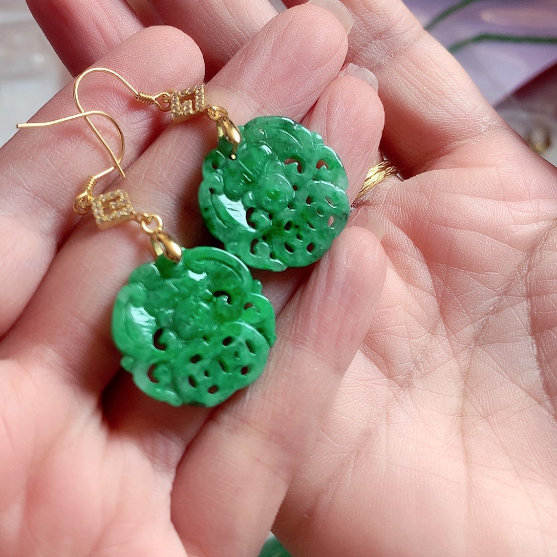 翡翠颈饰银S925镶嵌翡翠