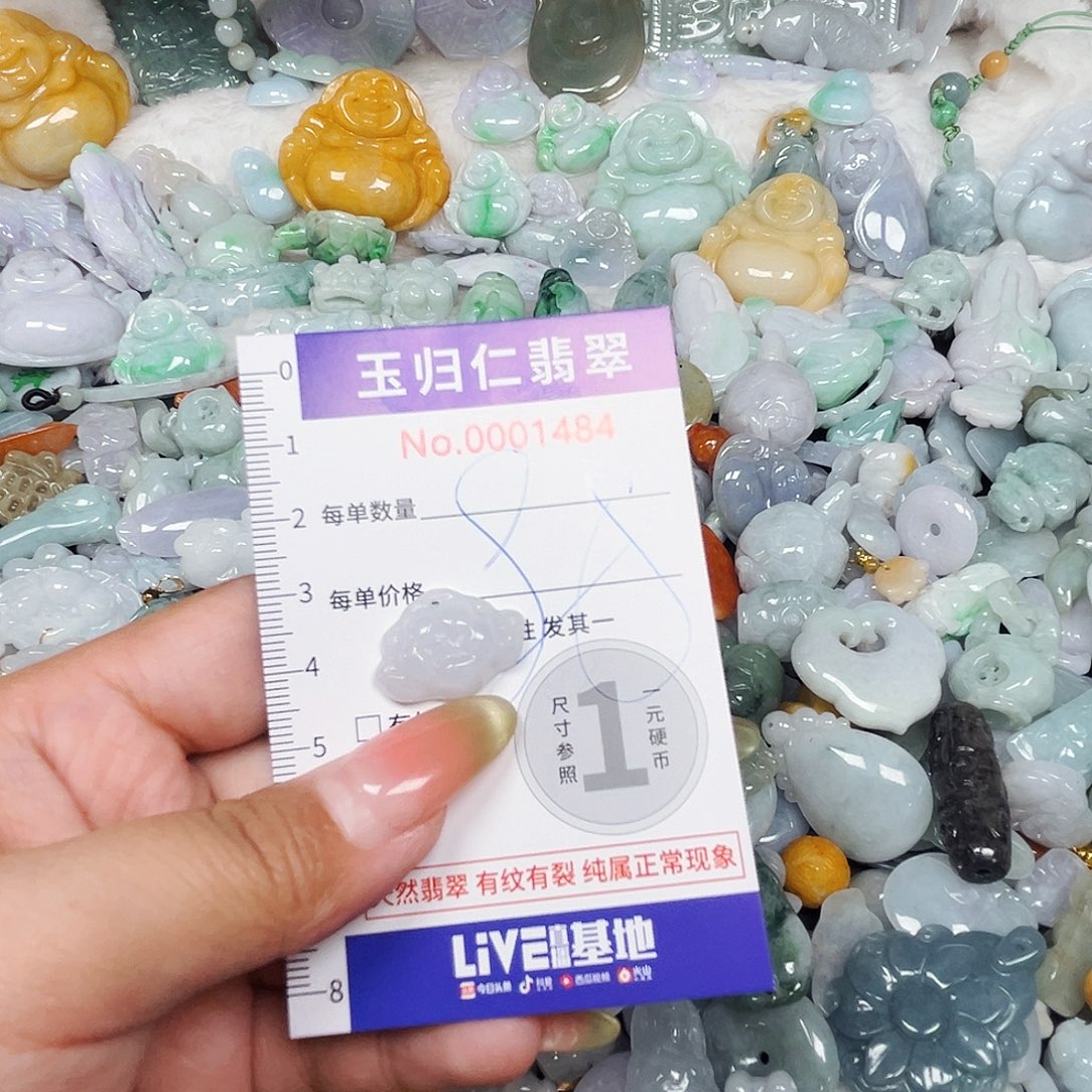 翡翠未镶嵌颈饰Wqq