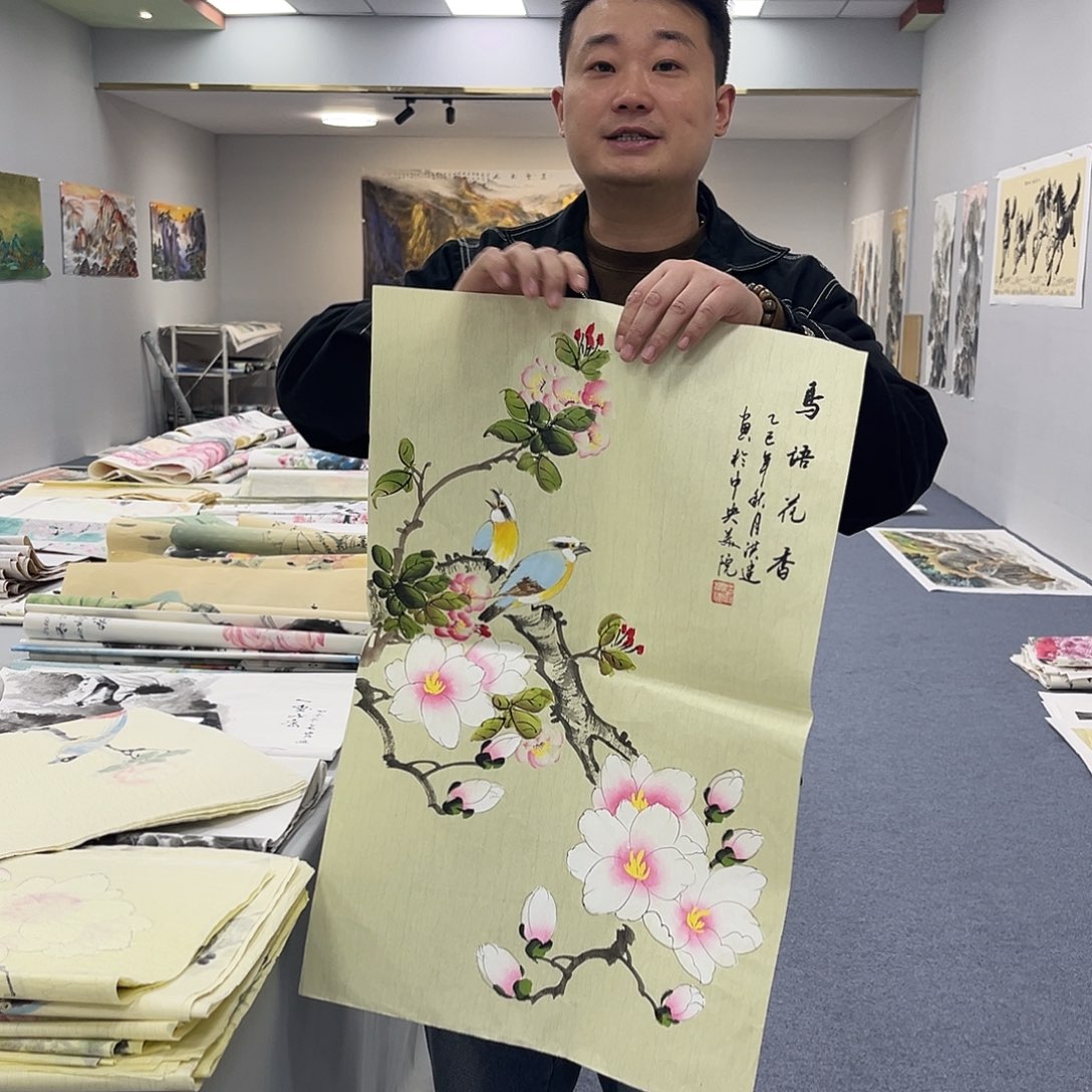 国画纯手绘字画作品