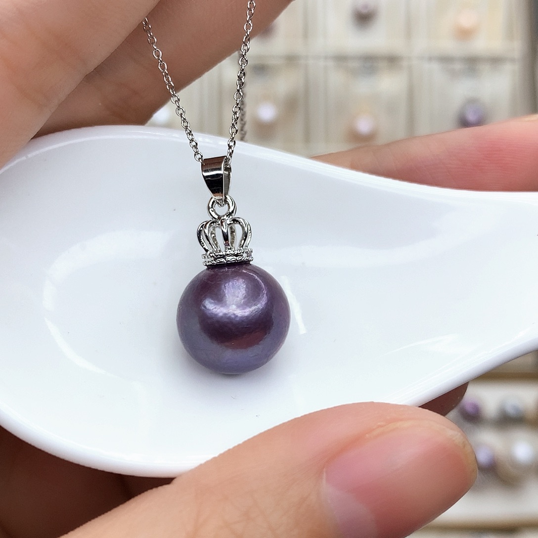 淡水珍珠吊坠(赠链)合金